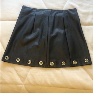 NWT Black leather skirt size Medium